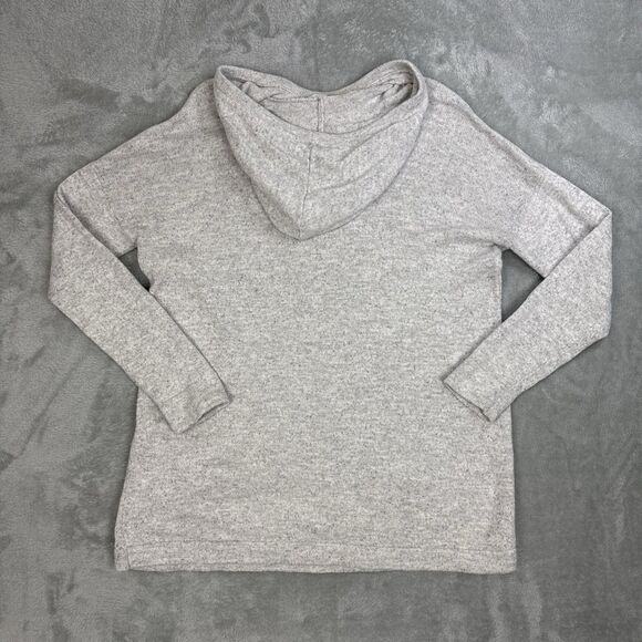 PureJill Women's Gray Sweater Hoodie Long Pullover Size Medium - Picture 2 of 9